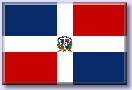 Dominikanische Republik - Flagge